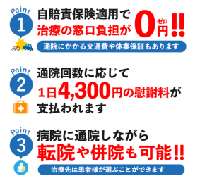 交通事故について　　大阪市平野区　マッサージ整体治療　整骨院